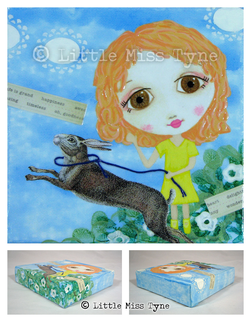 Little Miss Tyne Painting - Life is Grand